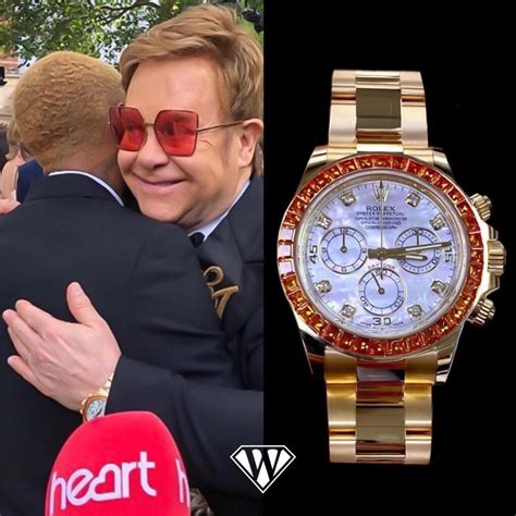 rolex daytona elton john|elton john's watches.